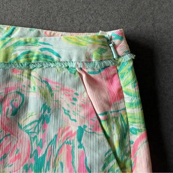 Lilly Pulitzer NWT 4" Adie Shorts Seasalt Blue On Parade - Picture 3 of 7